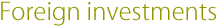 Inversiones extranjeras